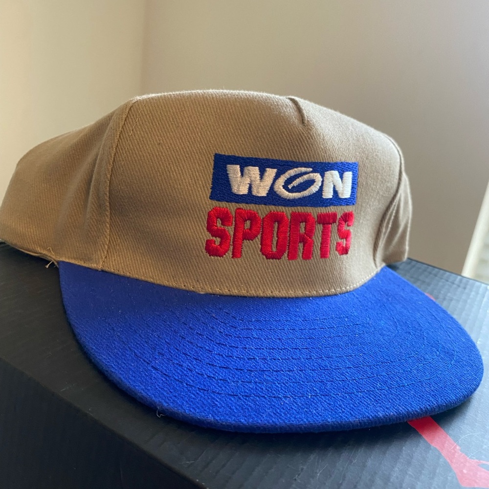 DEADSTOCK Vintage “WGN Sports” Nissun Branded Cap